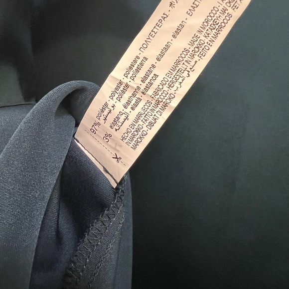 NWT Zara Duck Green Satin Effect Asymmetrical Skirt - Picture 11 of 13